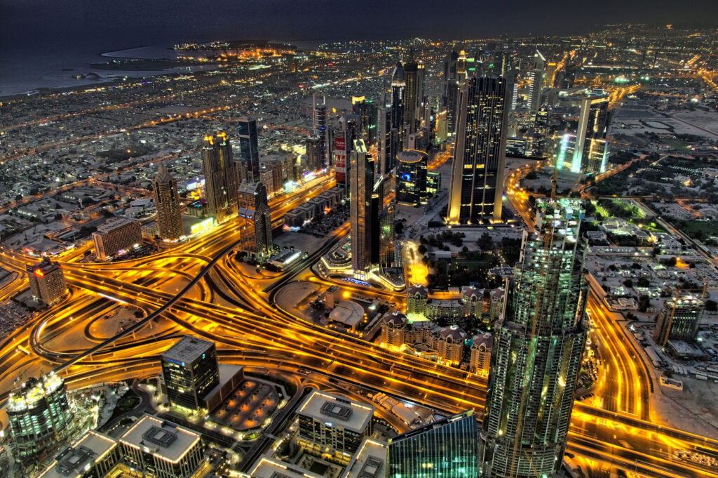 Stadtrundfahrt Dubai bei Nacht 